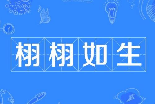 栩栩如生的近义词是什么词？栩栩如生的近义词是什么 标准答案-第1张图片-