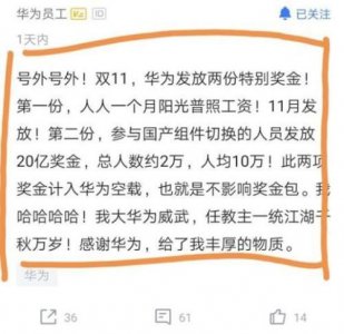 ​华为年底年终奖怎么发