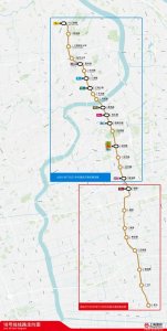 ​上海地铁13号线线路图成山路（18号线即将全线开通）
