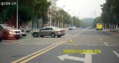 ​双黄线网格线可以掉头吗