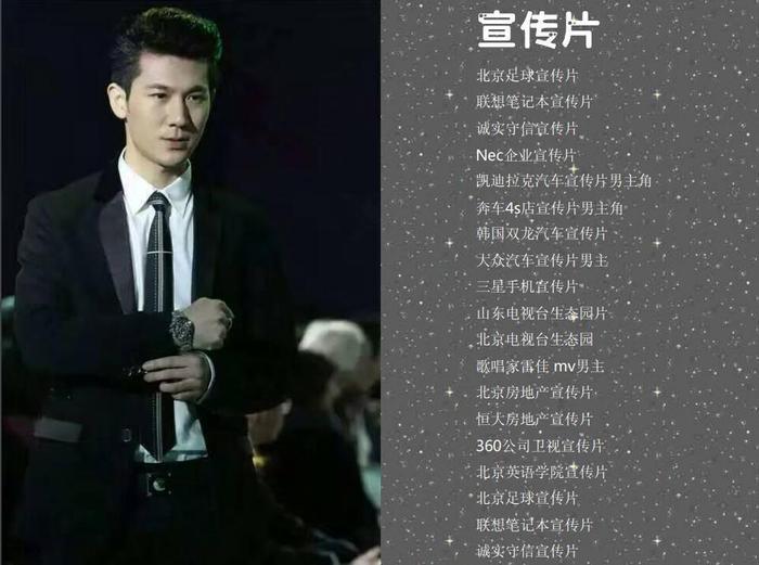 著名演员张腾宇影视资料简介