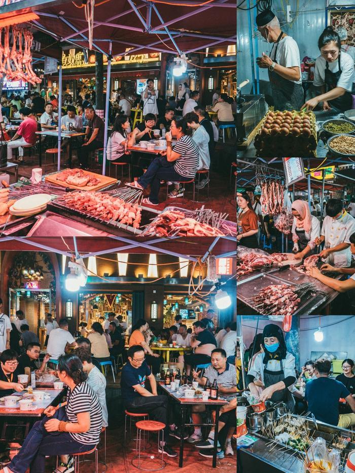 之兰州篇：正宁路小吃夜市。 夜色之下，活色生香……