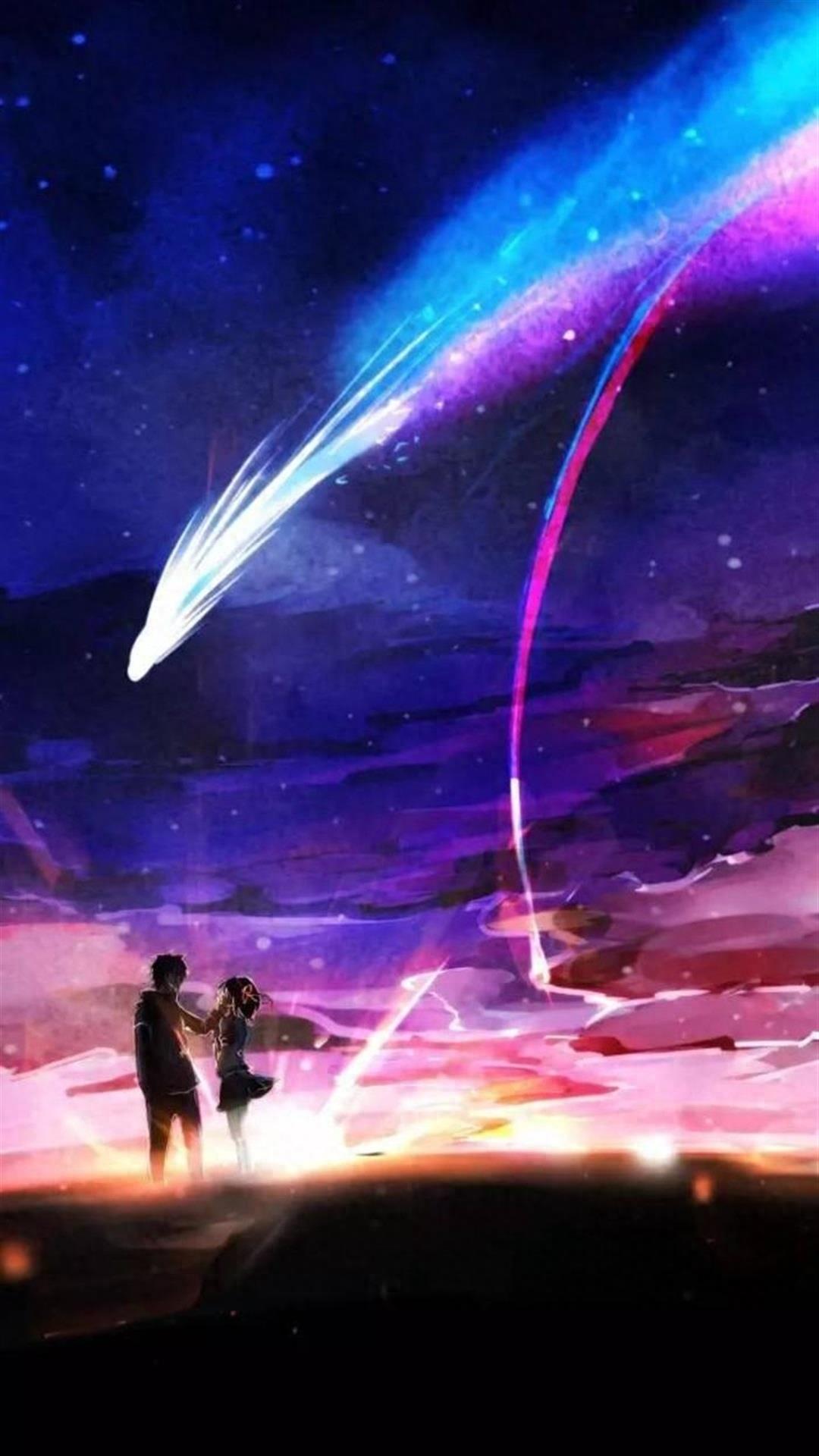 「你的名字」唯美星空壁纸，进来一起看看星空吧
