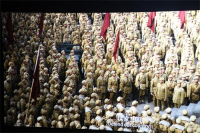 ​江苏洪泽：爱国题材电影《长津湖》点燃浓浓爱国情