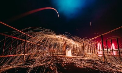 ​钢丝棉烟花是什么原理，钢丝球怎么做烟花。而且非常漂亮？