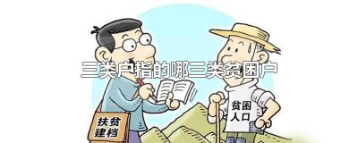 ​三类户指的哪三类贫困户