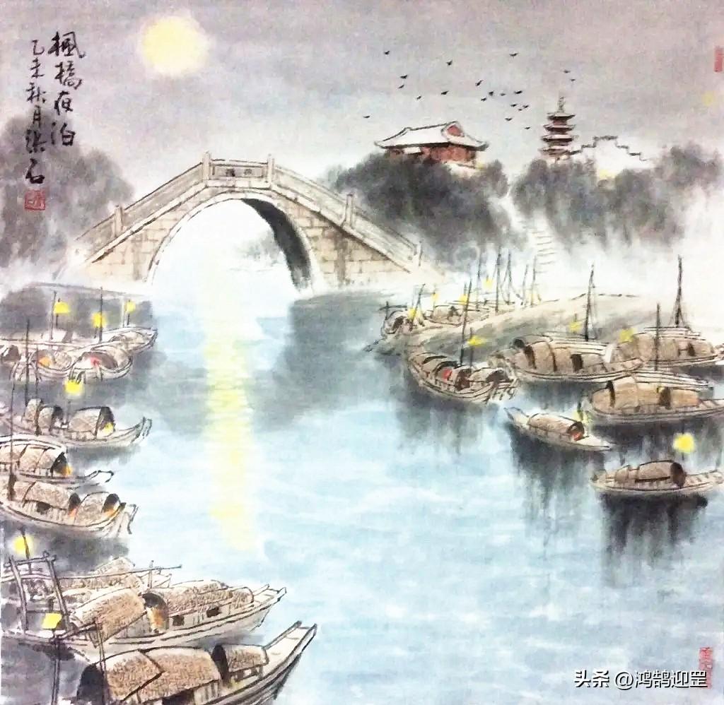 枫桥夜泊中的月落乌啼霜满天是什么意思（月落乌啼霜满天的意思）(图2)