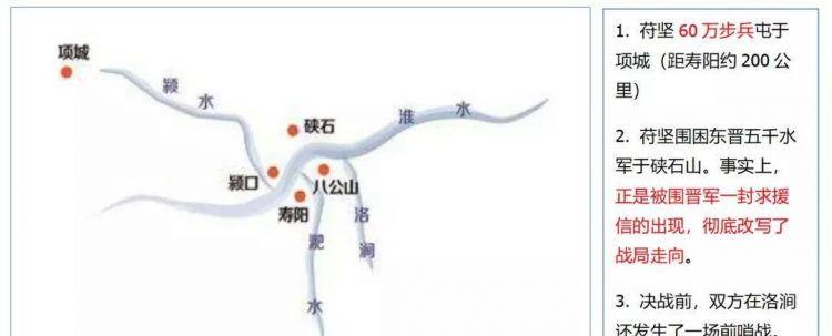 淝水之战的淝水是什么的支流