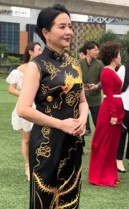 ​58岁“小白菜”陶慧敏近照曝光，身穿旗袍富贵大气，不愧是校花