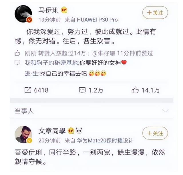 马伊琍和文章（再看文章、马伊琍的各自境遇）