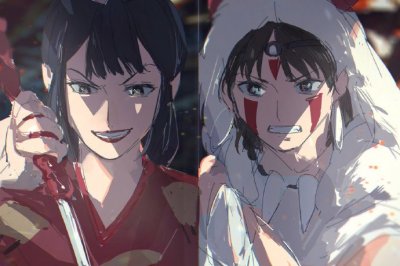​幽灵公主唯美美图，宫崎骏笔下的森林女王