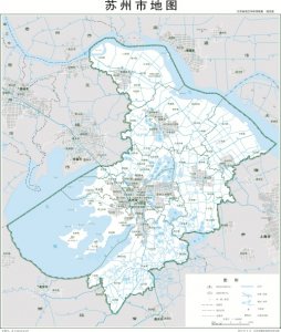 ​江苏省苏州市地图 虎丘 姑苏 相城 吴中 吴江 昆山 太仓 常熟 张家港
