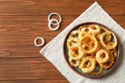 ​诱人的洋葱圈，简单易做的美味小吃