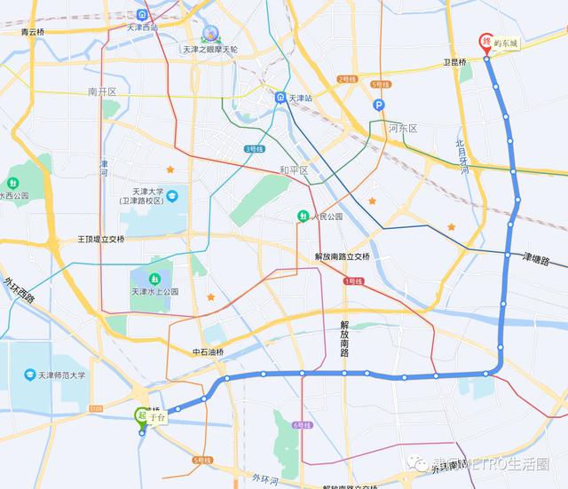 天津地铁一号线都经过哪里（天津地铁在建线路一览）(1)