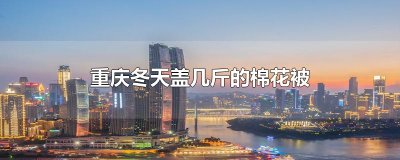 ​重庆冬天盖几斤的棉花被