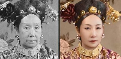 ​和慈禧像的明星