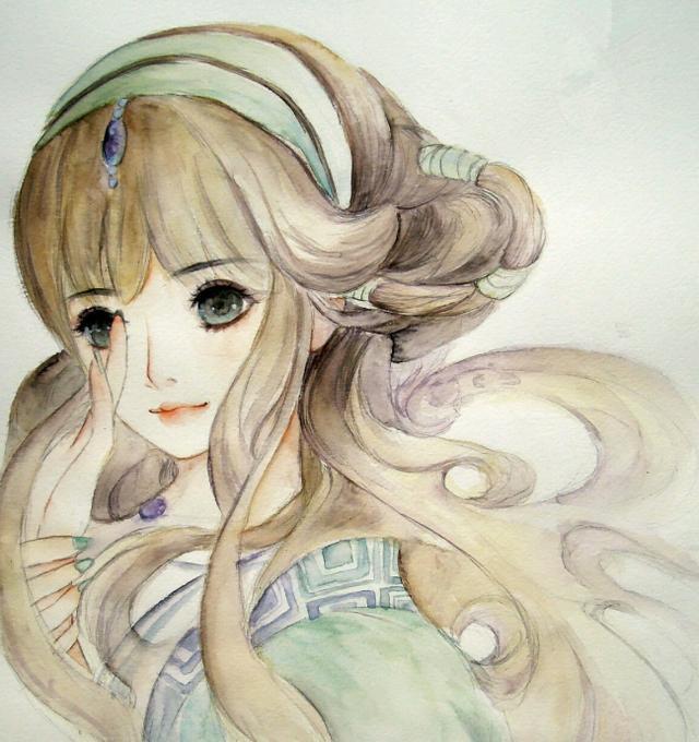 唯美头像丨古风手绘画，花颜月貌，闭月羞花的古风美人！