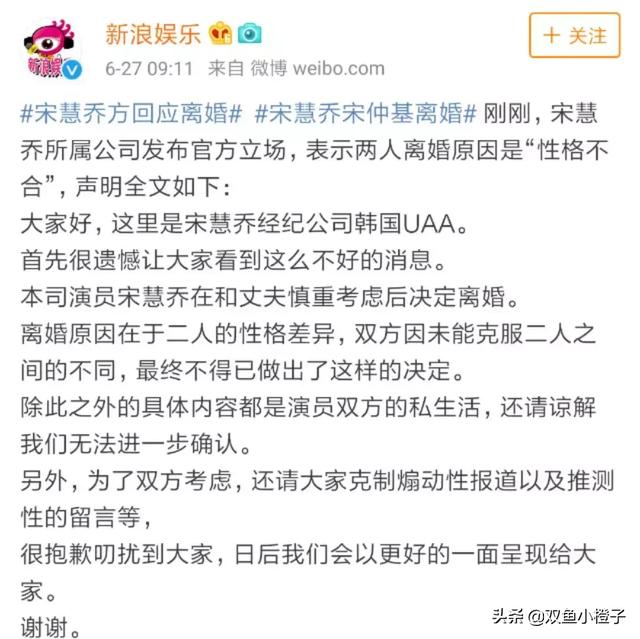 宋慧乔公布与宋仲基离婚原因(疑似因宋仲基出轨)(2)