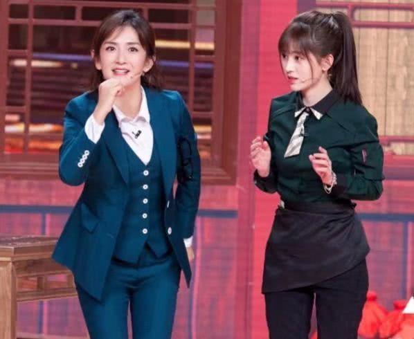 37岁谢娜与24岁的她演小品,13岁的年龄差,只凭一点就看出