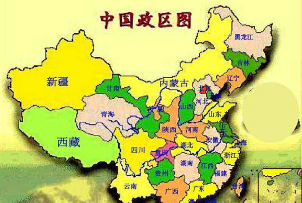 中国地图各省份简称,中国行政区划地图,各省名称和简称省会城市图4