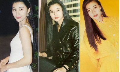 ​年轻的李嘉欣美得让人目不转睛，完全没注意旁边的小眼睛是陈法蓉