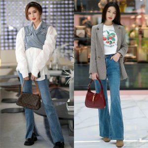 ​今夏火了一条裤子叫“喇叭裤”，显高显瘦，配西装、衬衫就很时髦