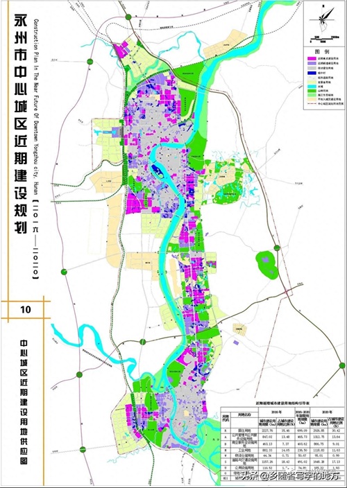 高清！湖南省永州市城市总体规划图，永州人收藏了