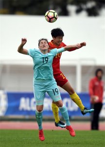 ​（体育）（6）足球——阿尔加夫杯：中国胜俄罗斯