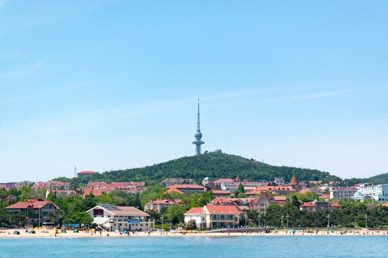 青岛太平角公园位于今香港西路南侧,为青岛市二十四景之一
