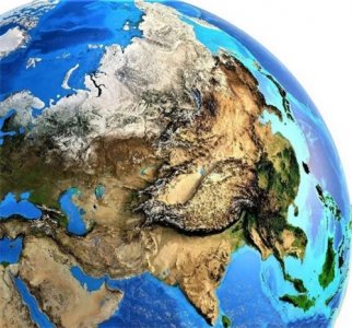 ​帕米尔高原立体地形图