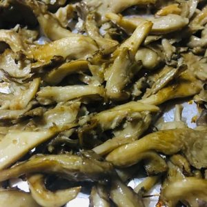 ​自制烤蘑菇，香脆味美，零添加太诱人了