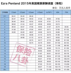 ​超级大八卦：都是百万身价，精算师年薪多少