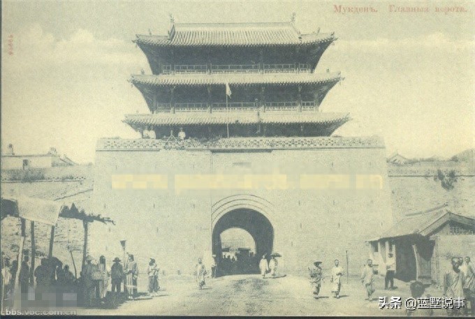 沈阳有一车站叫小西门,清末小西门是这个样是奉天主城门