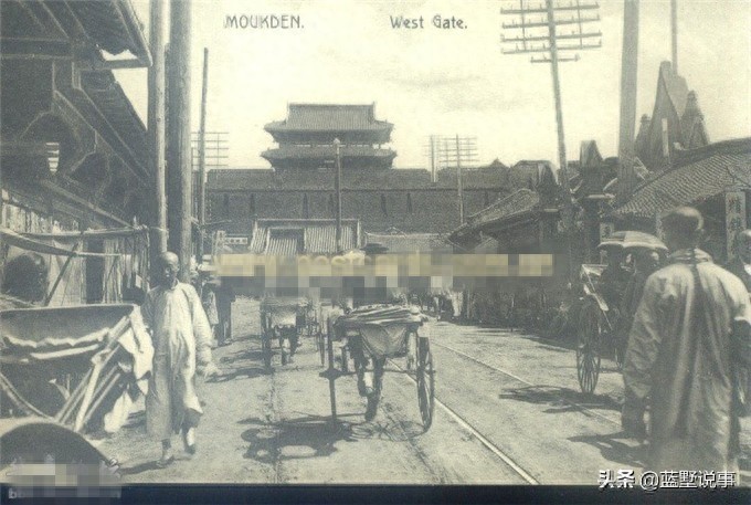 沈阳有一车站叫小西门,清末小西门是这个样是奉天主城门