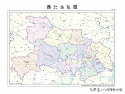 ​湖北省各市（州）、县地图