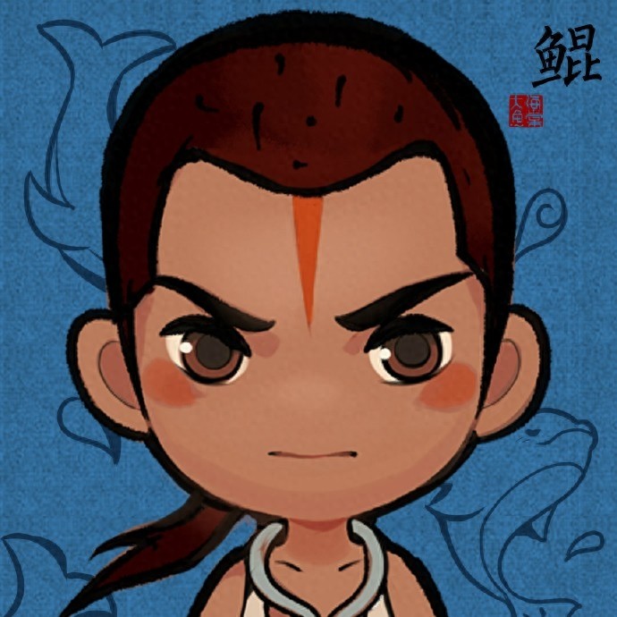 官方放出的《大鱼海棠》Q版人物头像第一弹