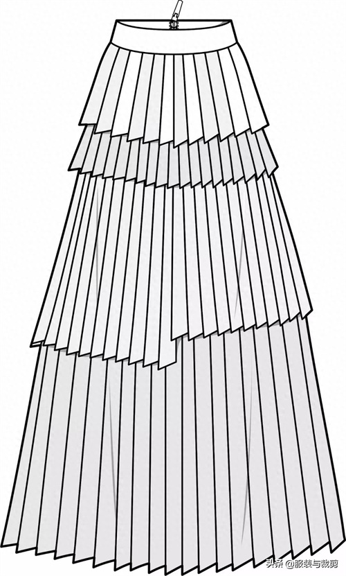 8款时尚服装设计手绘图