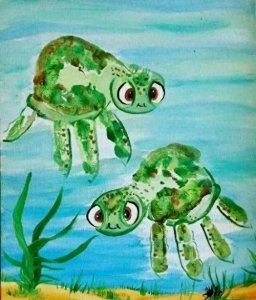 ​儿童创意手工大全 | 这么有创意的拓印画，你陪孩子在家玩过吗？