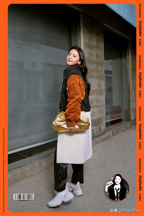 美女明星章若楠甜美学院风唯美写真图片