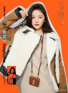 ​美女明星章若楠甜美学院风唯美写真图片