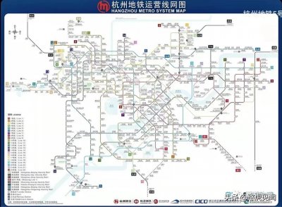 2035年杭州地铁规划图 这次有点高清