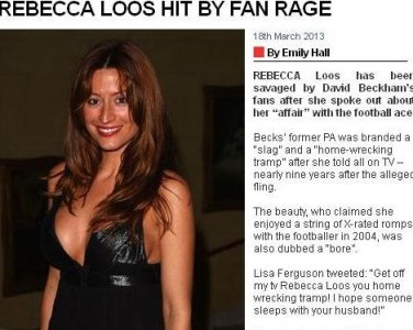 ​贝克汉姆的风流往事：勾搭秘书被发现，状告媒体又被曝出第二情人