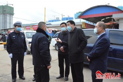 ​刘天波督查疫情防控工作