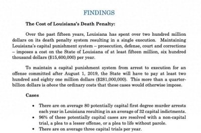 ​美国死刑成本高于无期徒刑？这笔账是怎么算的