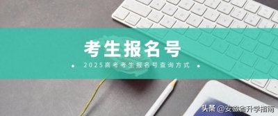 ​2025年高考考生报名号查询方式