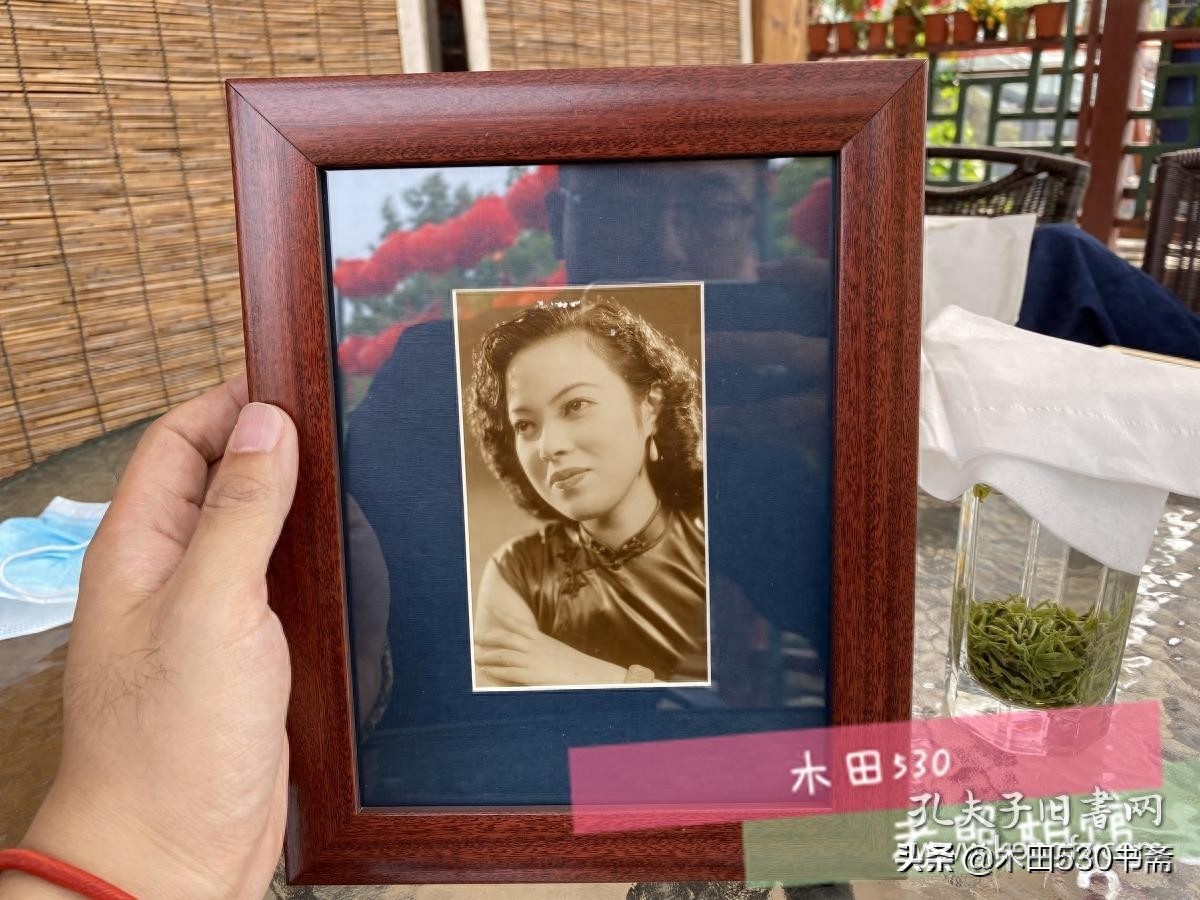 老照片 李香兰民国七大歌后之一、《夜来香》《何日君再来》原唱