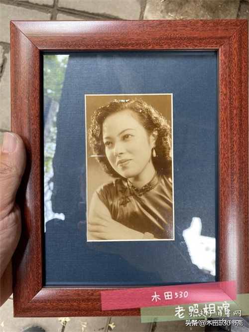 老照片 李香兰民国七大歌后之一、《夜来香》《何日君再来》原唱