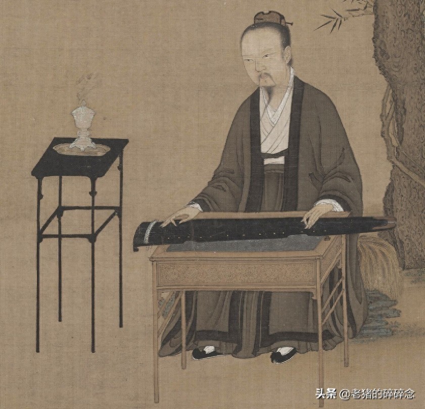北京故宫博物院的镇馆之宝，宋徽宗亲自创作的“听琴图”